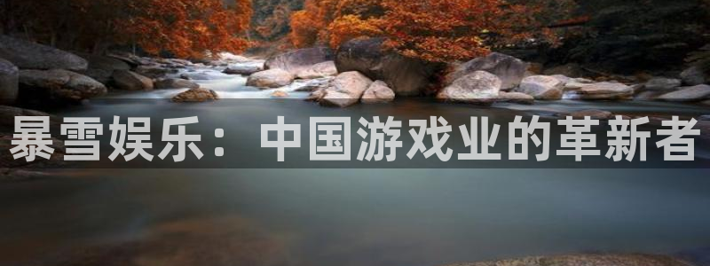 幸运彩5招商：暴雪娱乐：中国游戏业的革新者