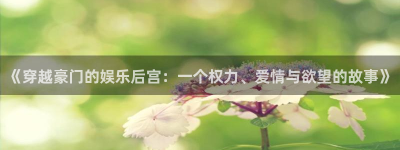 幸运彩登陆：《穿越豪门的娱乐后宫：一个权力、爱情与欲望的故事》